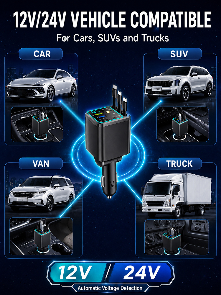 🚗 Stop driving in boring cars! 🔌⚡ One plug gets 120W charging and a million-dollar starry roof ✨