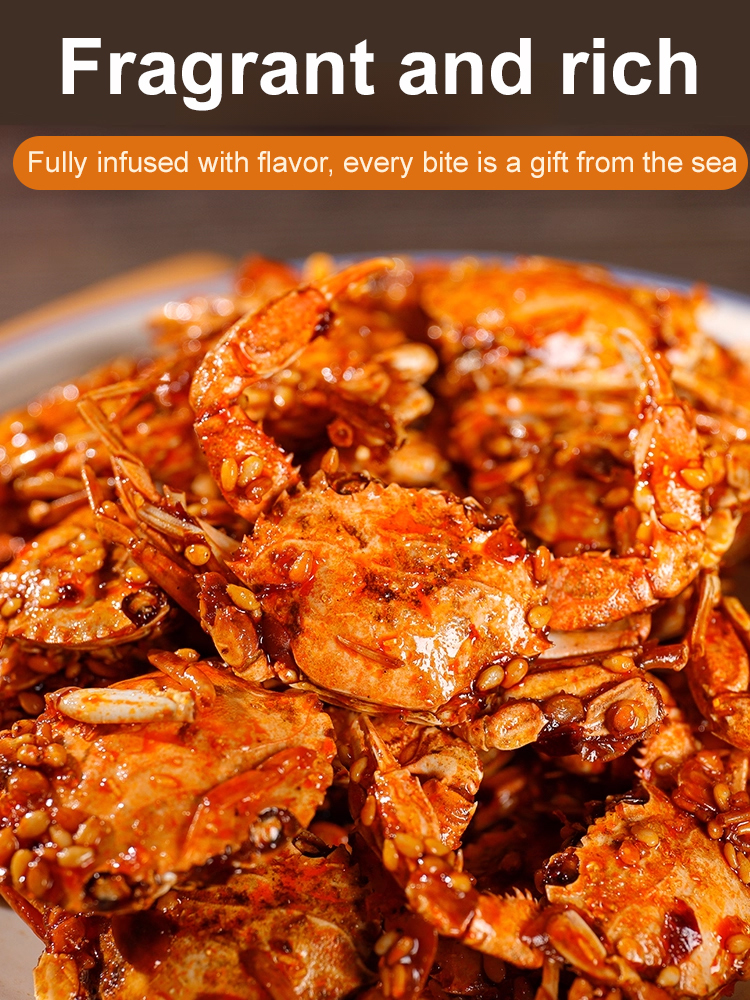 【😻50% Off】🦀Japanese Pure Stream Crispy Crab💫, Spicy and Refreshing, the More You Chew, the More Fragrant It Becomes