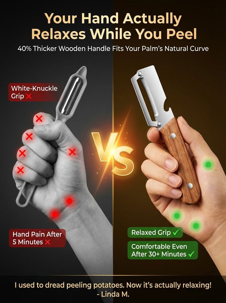 2-in-1 Peeler & Slicer - Sharp Kitchen Tool for Fast, Easy Food Prep