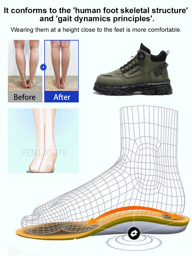 🔥👟5cm Invisible Height Increase + Walk 10,000 Steps🚶‍♂️ No Foot Fatigue✅ Addictive Comfort