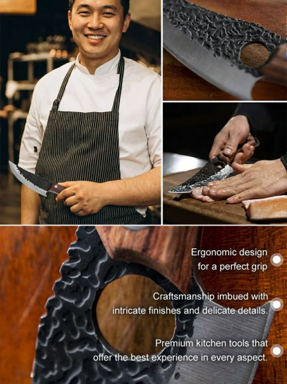 [Unchanged for Ten Years] High Manganese Steel Forged Boning Knife