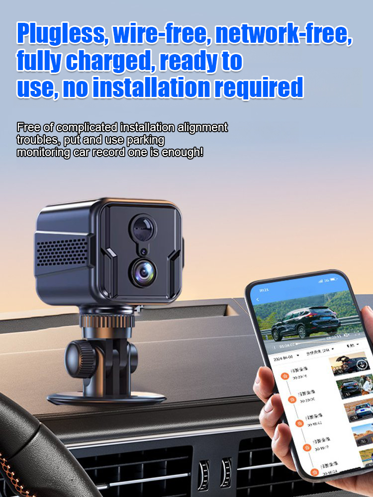 No WiFi, No Wiring, Plug & Play! AI Smart Camera 📹4K Ultra HD + 120-Day Long Battery Life, Professional Security Certified ✅ Lifetime Warranty