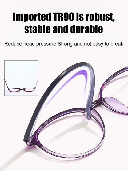 💫Black-tech smart foldable glasses🤓, one pair for all prescriptions, instantly clear vision✅️