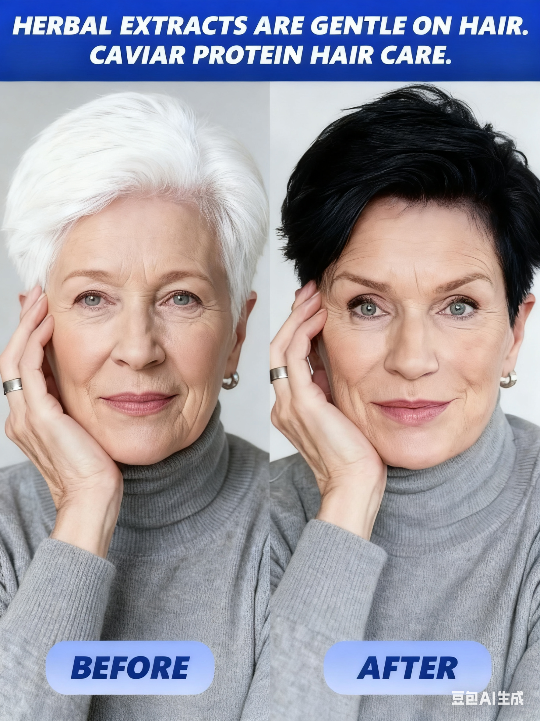 Waterproof and sweat-proof hair dye stick