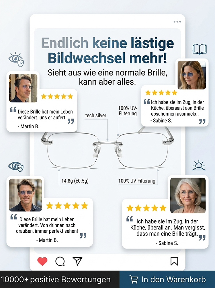 ✅Stop swapping 3 pairs of glasses! Discover the smart 3-in-1 lens thousands are raving about.