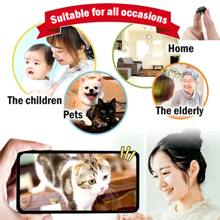 ✅🤖Ultra-clear wireless WiFi camera for discreet monitoring, monitor scene dynamics anytime, anywhere💫