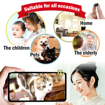 ✅🤖Ultra-clear wireless WiFi camera for discreet monitoring, monitor scene dynamics anytime, anywhere💫