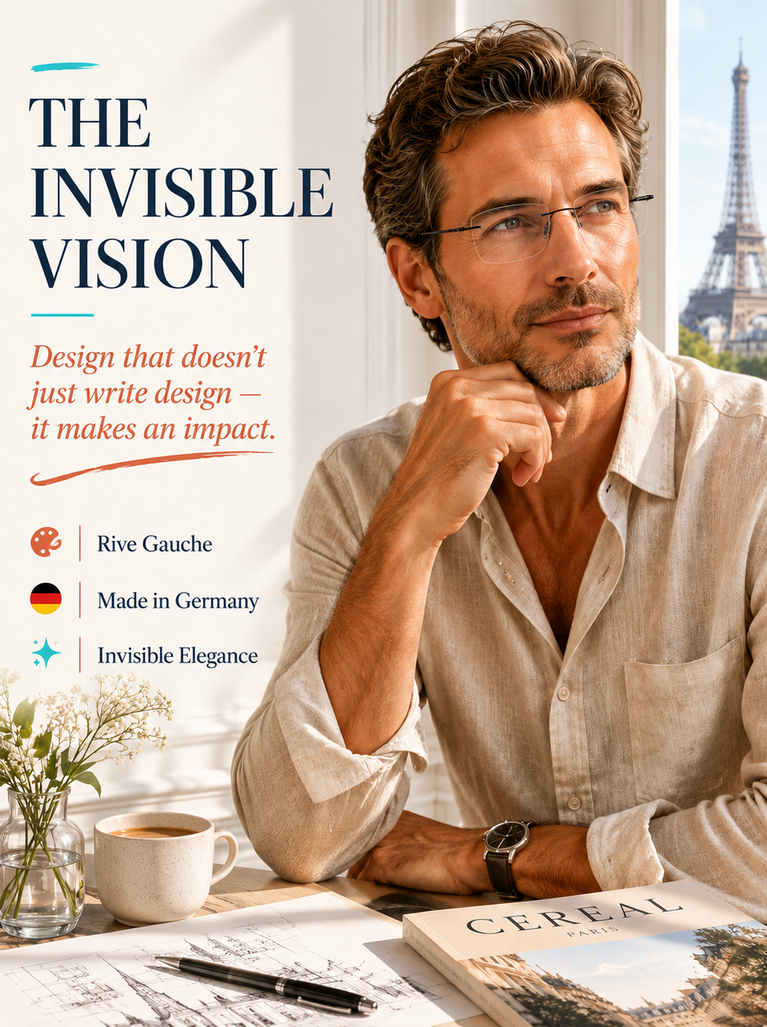 Smart Progressive Glasses - Clear Vision at Every Distance & Light Condition
