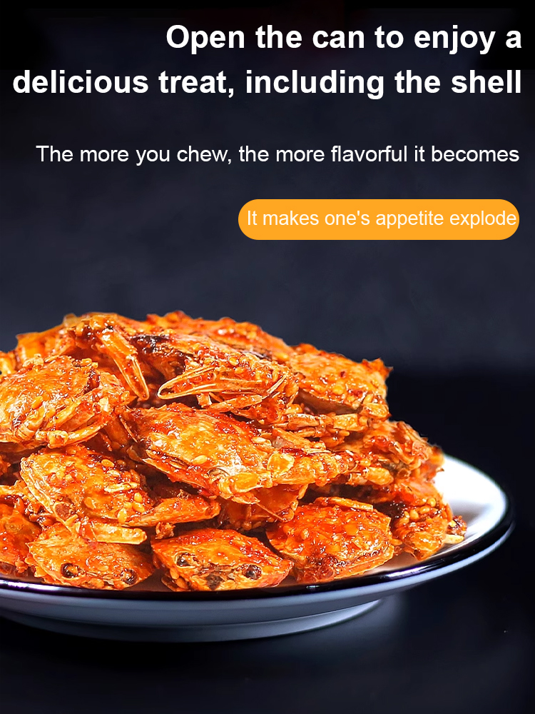 【😻50% Off】🦀Japanese Pure Stream Crispy Crab💫, Spicy and Refreshing, the More You Chew, the More Fragrant It Becomes