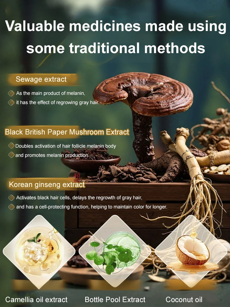 😍FDA-approved, Waterproof and Sweat-proof Hair Coloring Brush with 99.6% Color Deposit Without Staining the Scalp