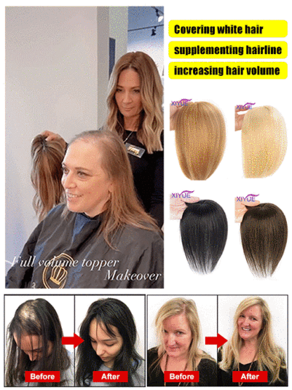 【🎉Buy One Get One Free】Realistic Hair Wig✨ Instantly Covers Gray Hair👩‍🦰 Boosts Hair Volume