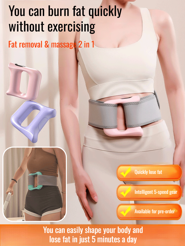 【Abdominal massage vibrator😍】Tighten your abdomen for a tighter💪more toned look🙆