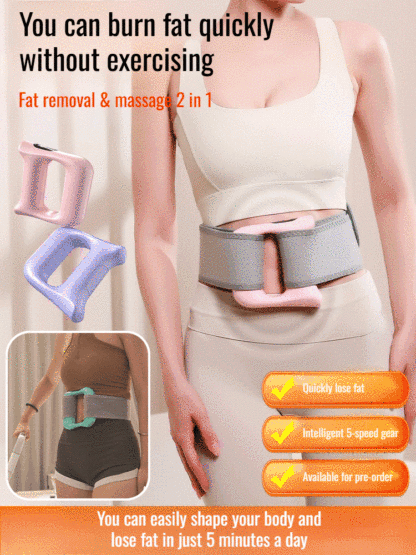 【Abdominal massage vibrator😍】Tighten your abdomen for a tighter💪more toned look🙆