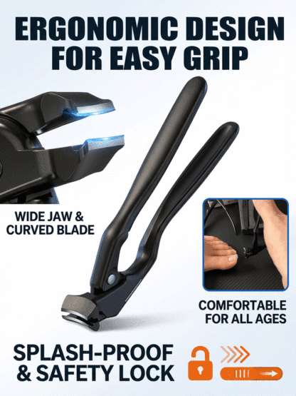 ✂️Ergonomic, Effort-Saving Nail Clippers | Doctor Recommended, Easy Grip, Suitable for Thick Nails