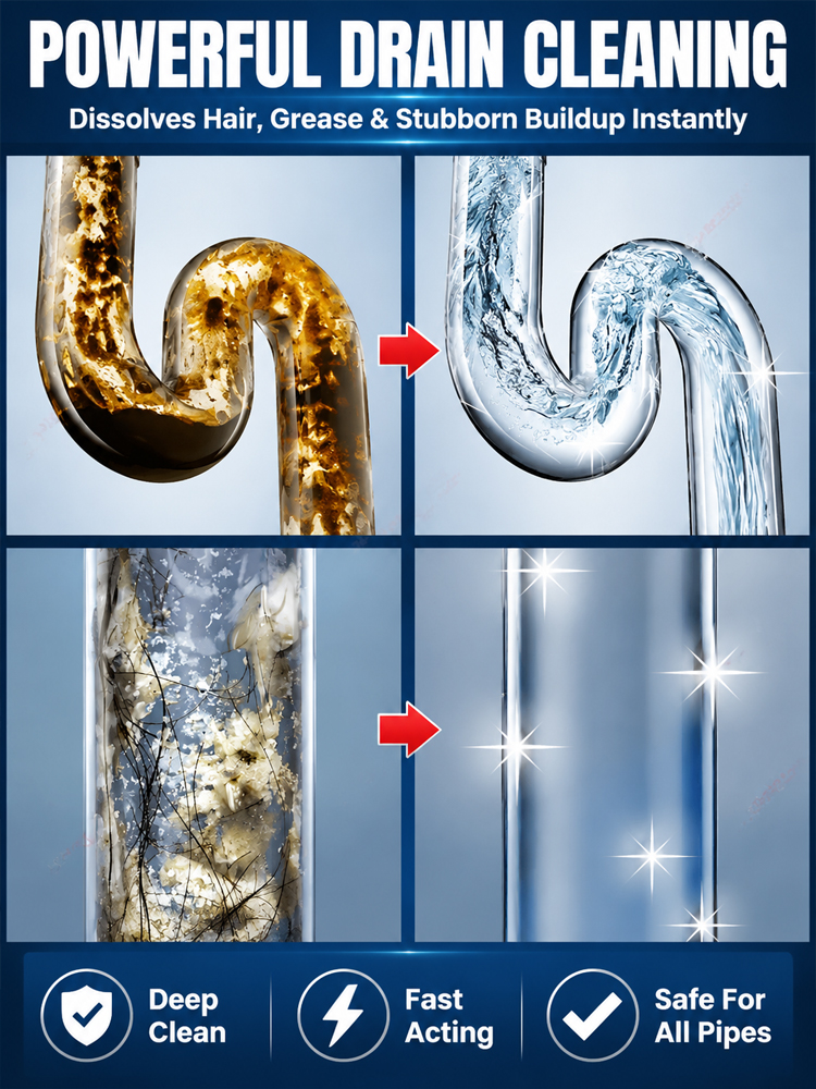 Powerful drain cleaning