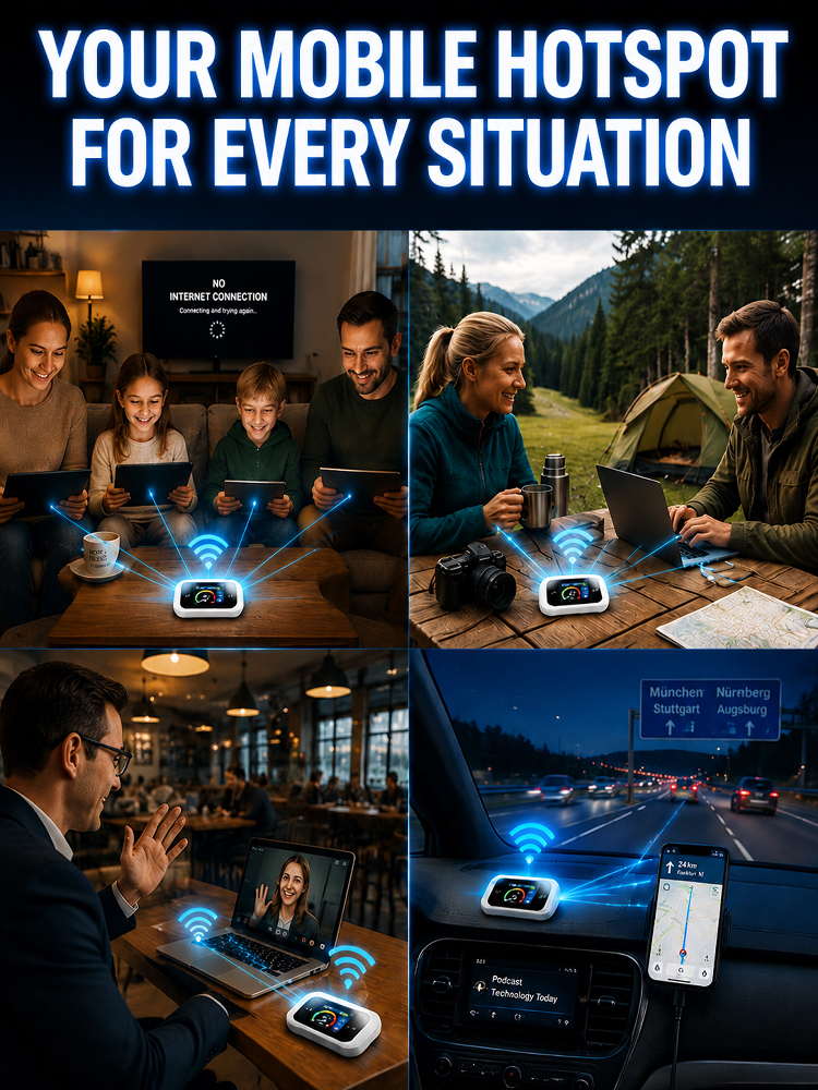 🌐Global AI Smart Satellite🛜Wi-Fi Terminal📡Lifetime Free Internet Access, No SIM Card Required