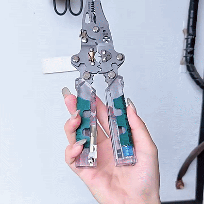 💯【Recommended by German electricians】⚡Intelligent anti-electric shock multifunctional safety tester wire stripper