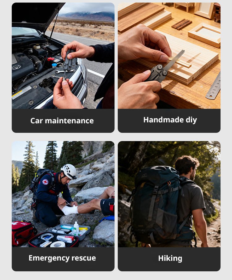 19-in-1 Multi-Tool - Pocket-Sized All-Purpose Outdoor Toolbox