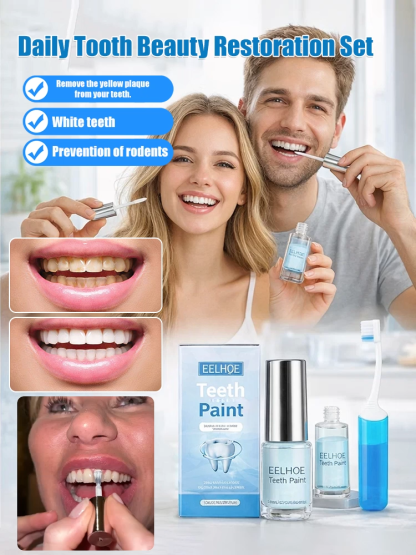 1 brush = instant whiteness ✨! Gentle & delicate formula, enamel-safe 🦷, no heavy feeling during use