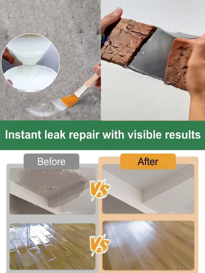 🎯Transparent Waterproof Adhesive💎｜20 Years Leak-Proof, Full Refund for Leaks