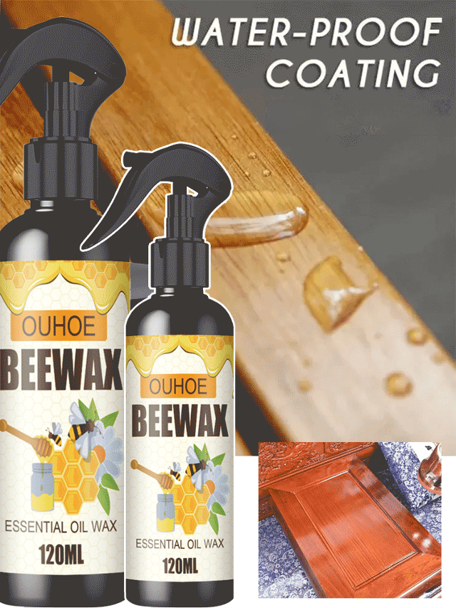 🐝Natural Beeswax Furniture Refurbishing Spray💦 One spray and wipe, old furniture instantly looks new!