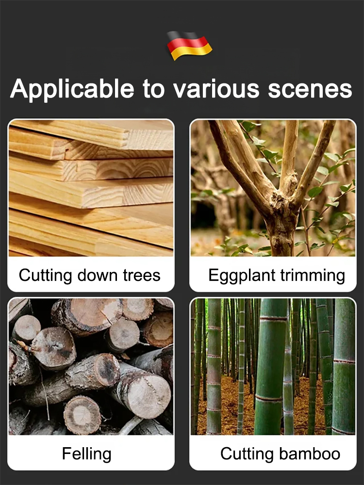 【Free trial】Outdoor logging cordless saw, can be used with one hand, powerful, long battery life