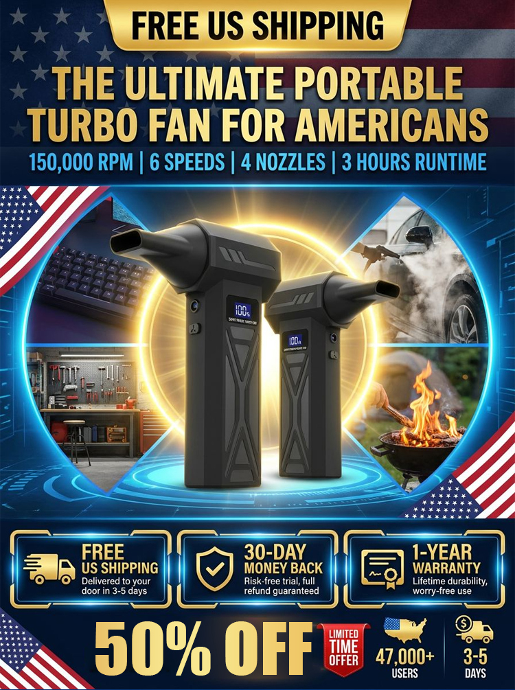 Wireless Handheld Air Blower - Lightweight High-Power Dust & Leaf Cleaner