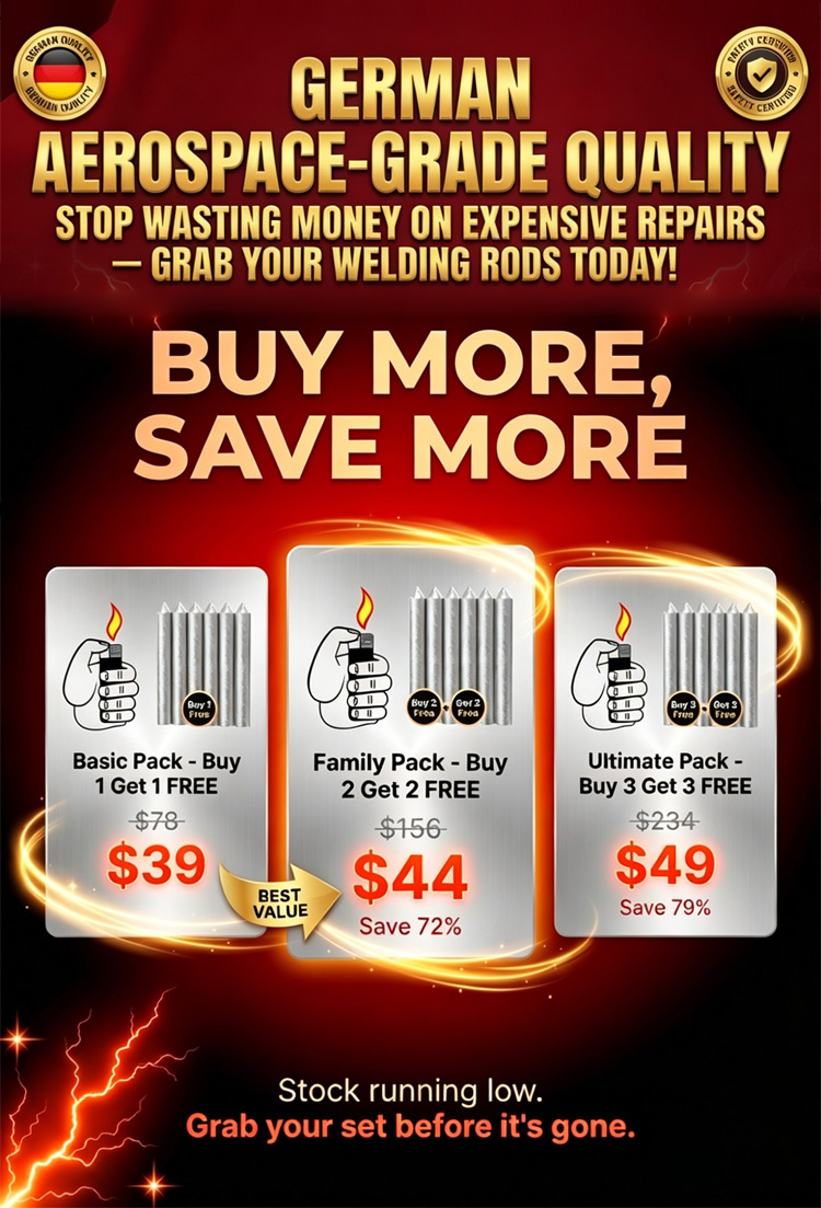 All-Purpose Welding Rod - Easy Repairs with Advanced German Technology