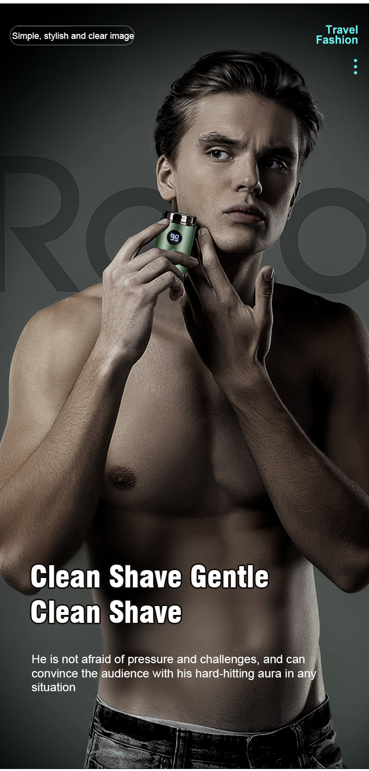 Portable Mini Shaver - Clean, Professional Grooming Anywhere