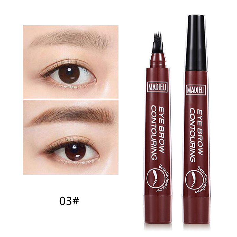 Recommended by beauty bloggers, the four-pronged bionic eyebrow pencil is easy to use and super natural