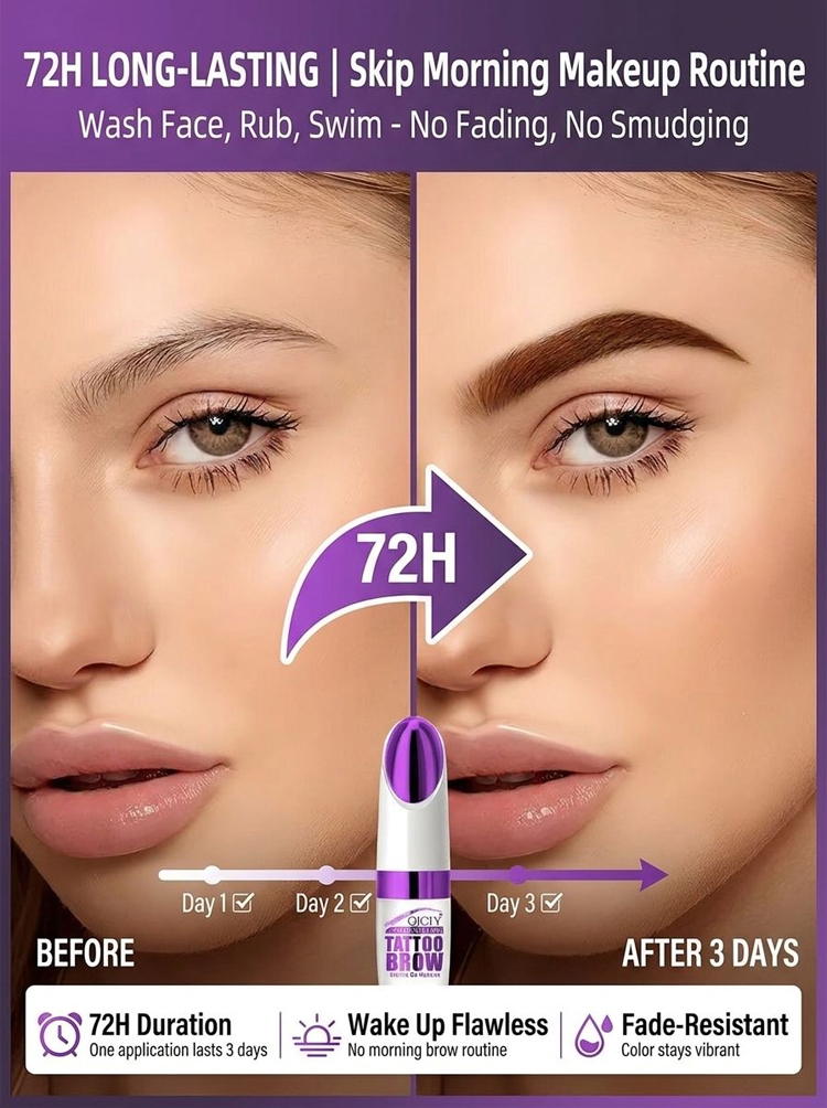 72H Long-Lasting Brow Tint - Perfect Brows in 20 Minutes