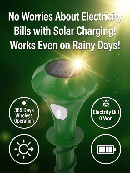 🌞Solar-Powered Ultrasonic Rats and Animals Repellent for Outdoors, Waterproof, Fully Automatic