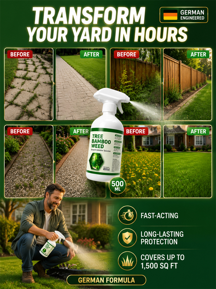 🌿Smart Selective Weed Killer, eliminates weeds down to the roots within hours with visible results in 24 hours⏱️