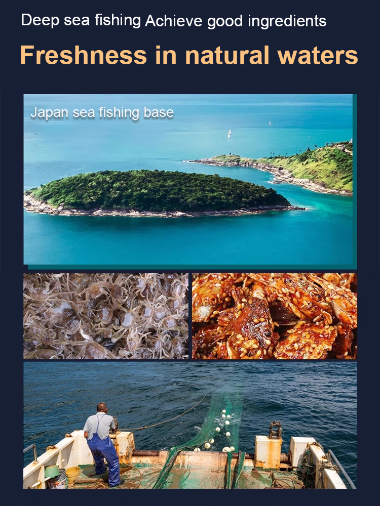 【😻50% Off】🦀Japanese Pure Stream Crispy Crab💫, Spicy and Refreshing, the More You Chew, the More Fragrant It Becomes