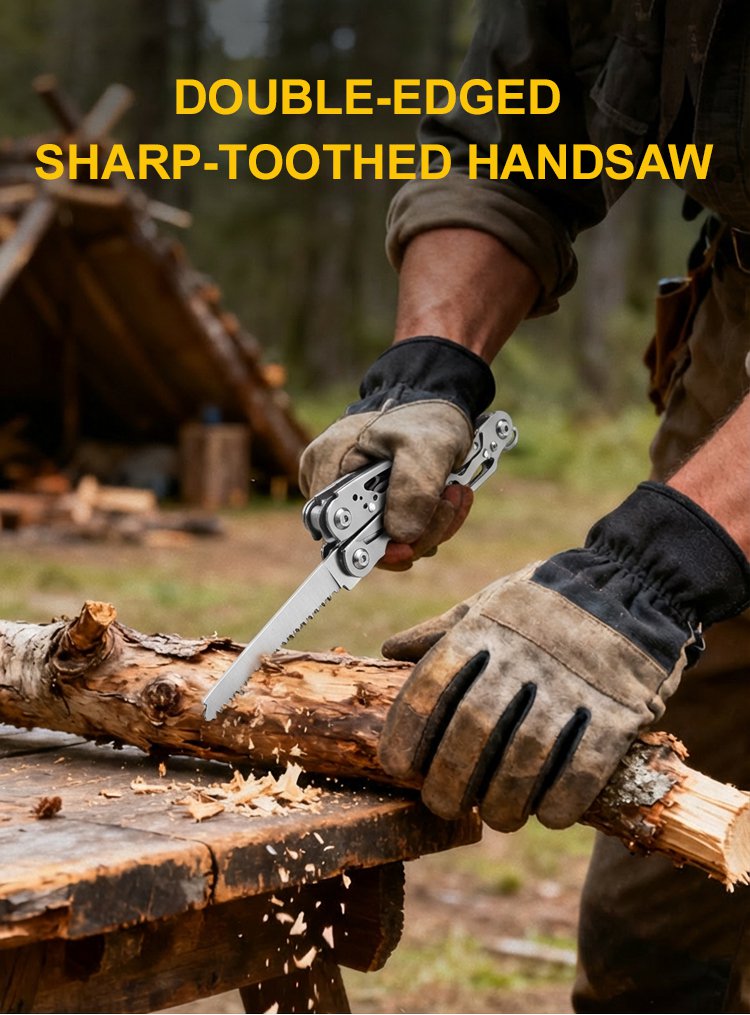 19-in-1 Multi-Tool - Pocket-Sized All-Purpose Outdoor Toolbox