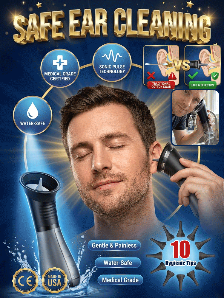 ⚡Stop using dangerous cotton swabs! Clear years of earwax safely in seconds.