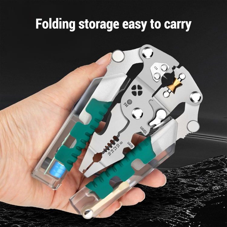 💯【Recommended by German electricians】⚡Intelligent anti-electric shock multifunctional safety tester wire stripper