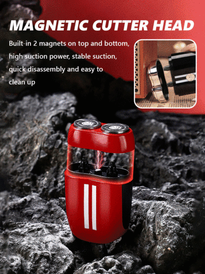 🪒Stubble Remover🧔🏻‍♂️, shaves stubble clean in 30 seconds✅️, one charge lasts 2 months🔋