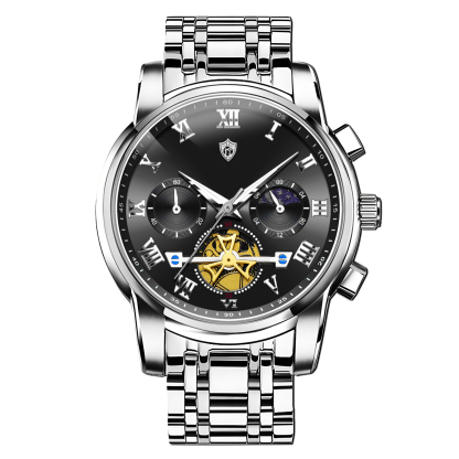 100-meter deep waterproof🌊, perfect for swimming and diving with no worries. Crafted with aerospace-grade stainless steel body🪙 and sapphire crystal watch lens💎, it features outstanding wear & scratch resistance, staying brand new for a decade.