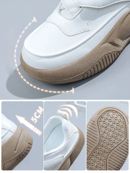 Recommended by renowned orthopedic surgeons: Velcro-fastened, high-top shoes with a thick sole🥰
