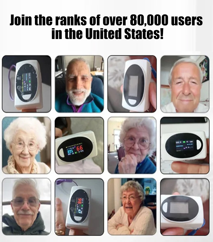 👨‍👩‍👧‍👦 This health monitor is suitable for the whole family, elders, kids and fitness groups. 🔬 Developed by Harvard scientific research, it is a medical-grade fingertip detector ✋ with non-invasive ❌💉 and painless clip-on design.