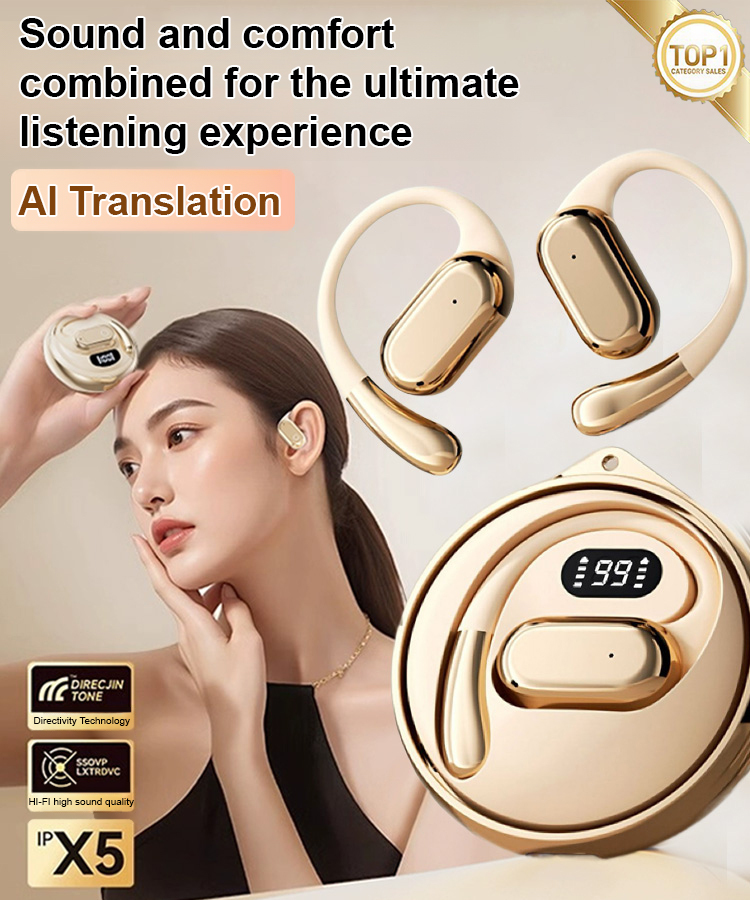 Crafted by our acoustic engineering team, these earbuds offer real-time translation in 144 languages.