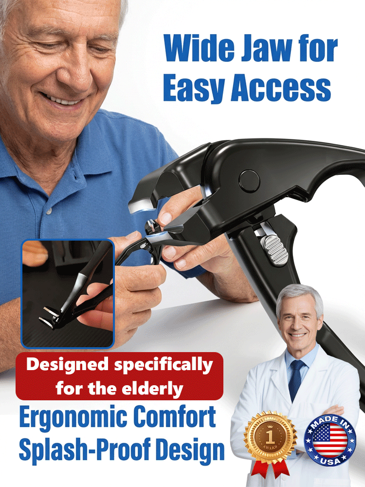✂️Ergonomic, Effort-Saving Nail Clippers | Doctor Recommended, Easy Grip, Suitable for Thick Nails