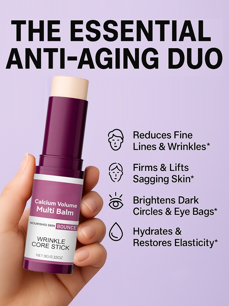 🧴Multi-Effect Skin Renewal and Anti-Wrinkle Stick🌿Repairs fine lines and nasolabial folds🌟Firms skin and brightens dullness with just one application