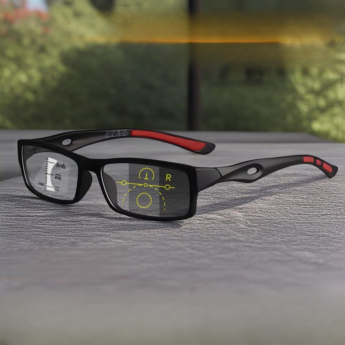 ✅ Stop swapping glasses forever! One pair for seamless vision and instant sun protection.