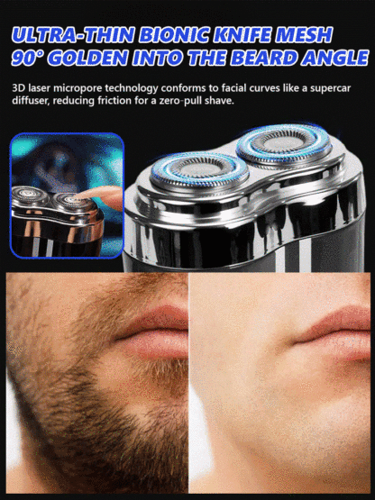 🪒Stubble Remover🧔🏻‍♂️, shaves stubble clean in 30 seconds✅️, one charge lasts 2 months🔋