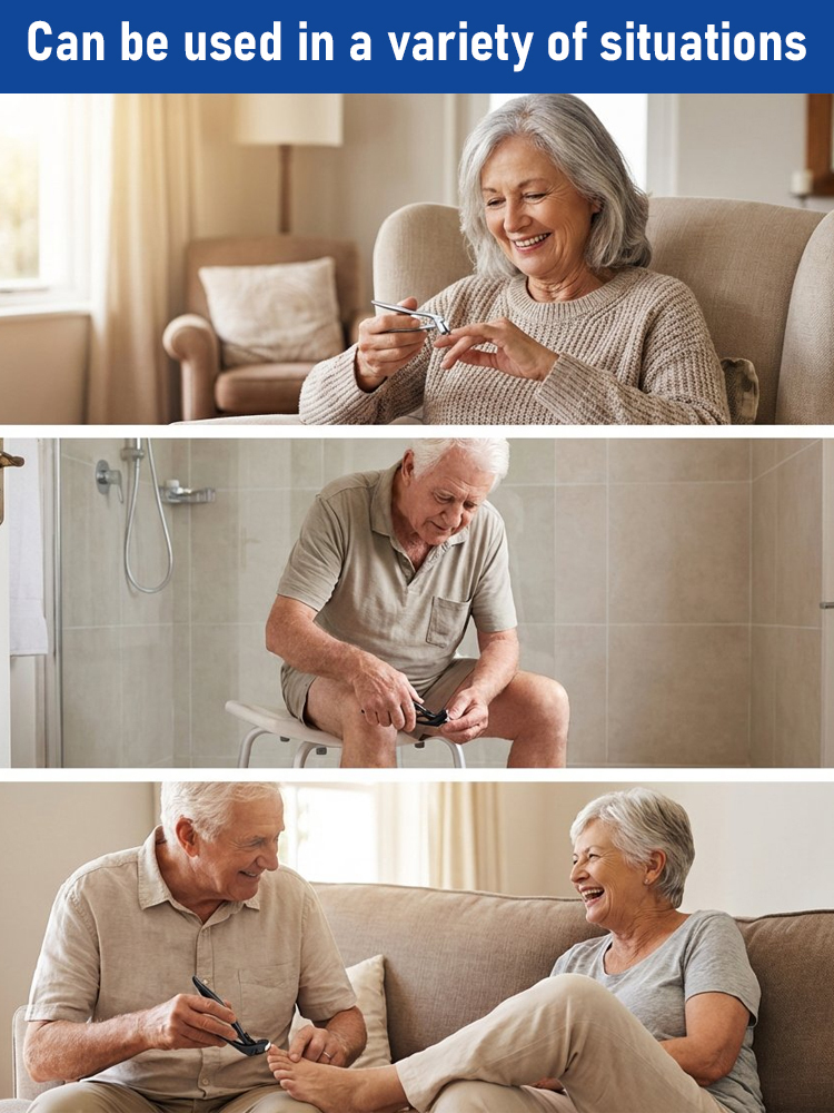 ✂️Ergonomic, Effort-Saving Nail Clippers | Doctor Recommended, Easy Grip, Suitable for Thick Nails