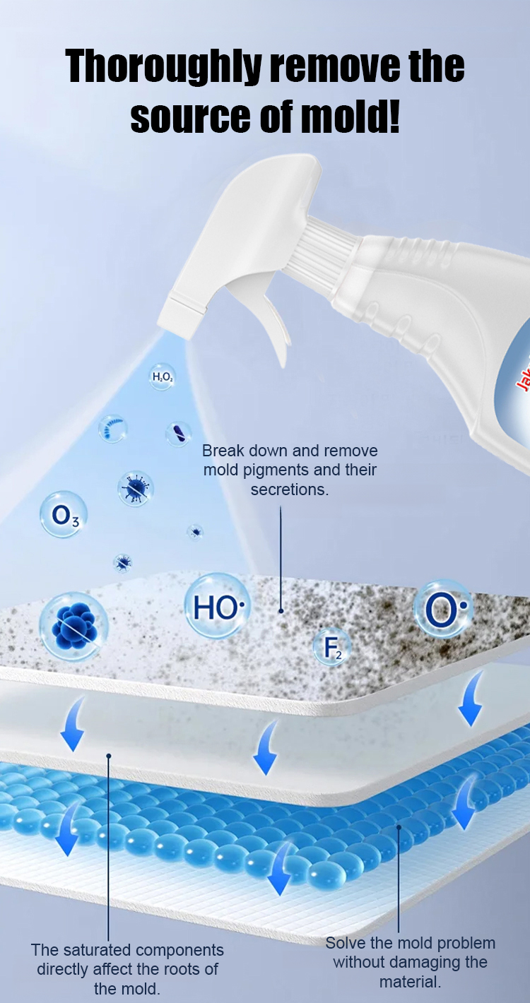 Mold Removal Cleaner - Eliminates Years of Mold in Seconds