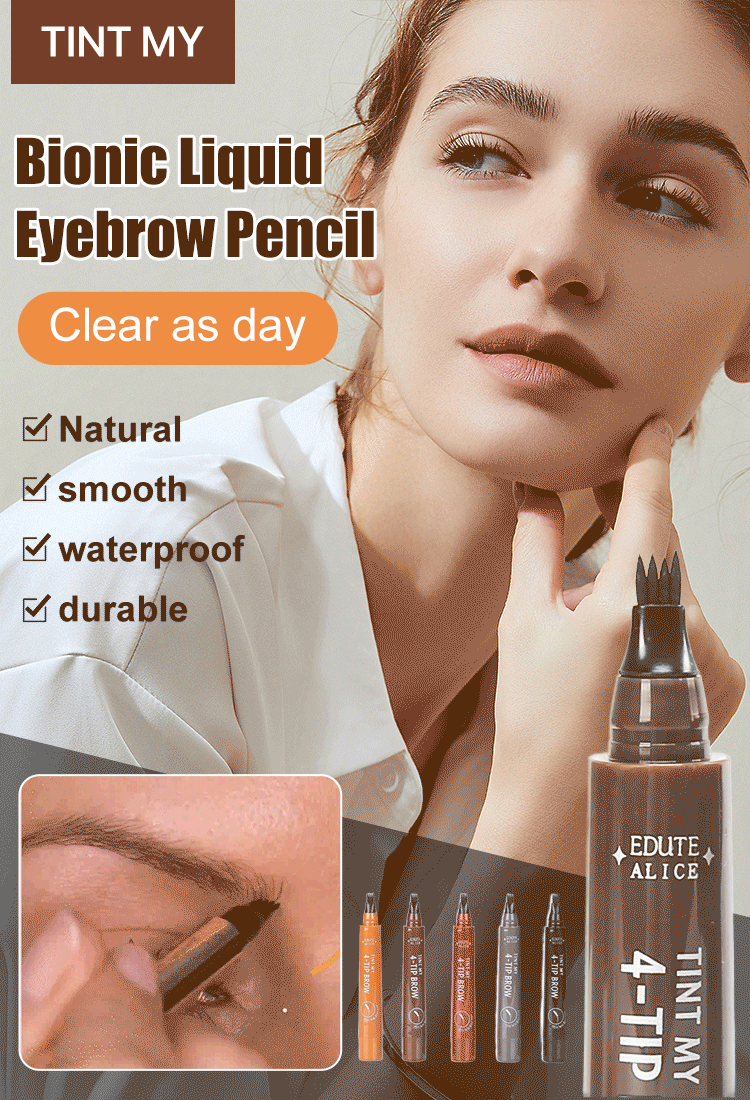 Recommended by beauty bloggers, the four-pronged bionic eyebrow pencil is easy to use and super natural