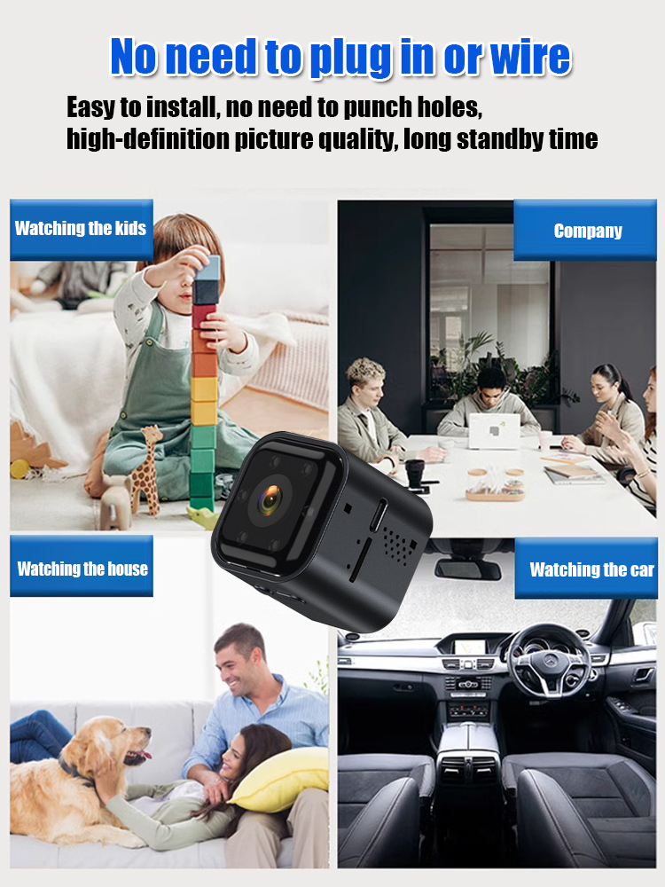 5-megapixel ultra-high-definition surveillance 👀, 1-second sensor alarm 🤖, no installation or wiring required